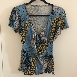 Boutique Blue Top